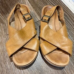 UGG Tan Leather Sandals